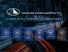 Tablet Screenshot of marquezcable.com